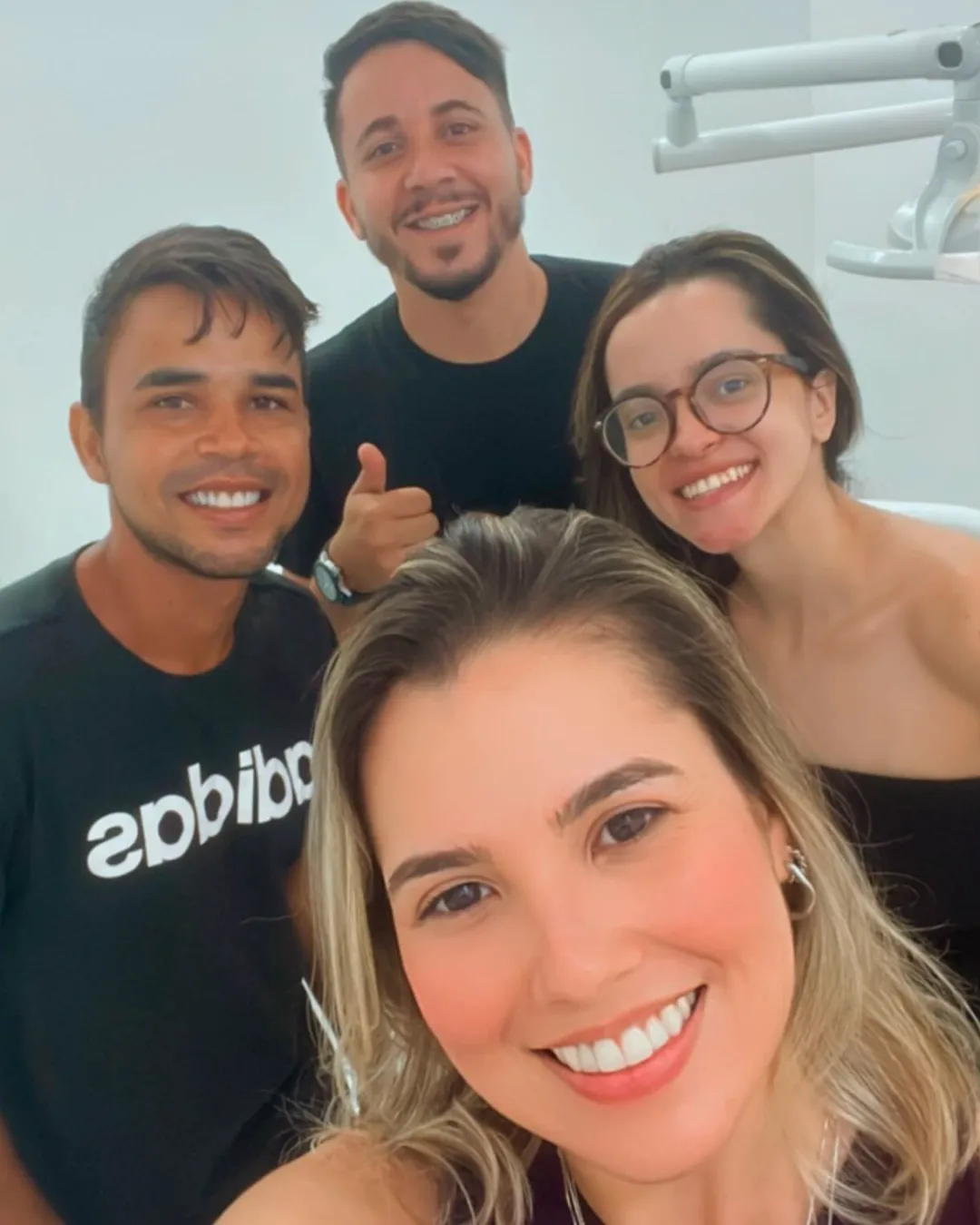Registro com paciente da Dra. Joana Siqueira